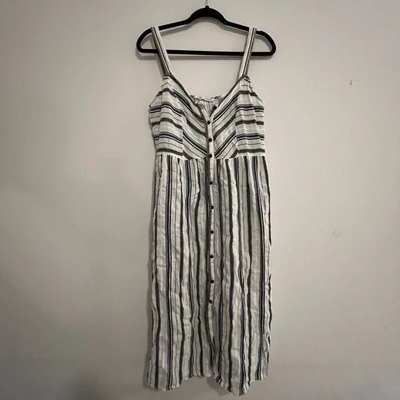 women summer dress midi Variegated Stretchy Rib Fitted Summer Midi Dress